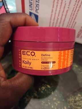 ECO STYLE Koily Define Elongating Cream - Pink Jar